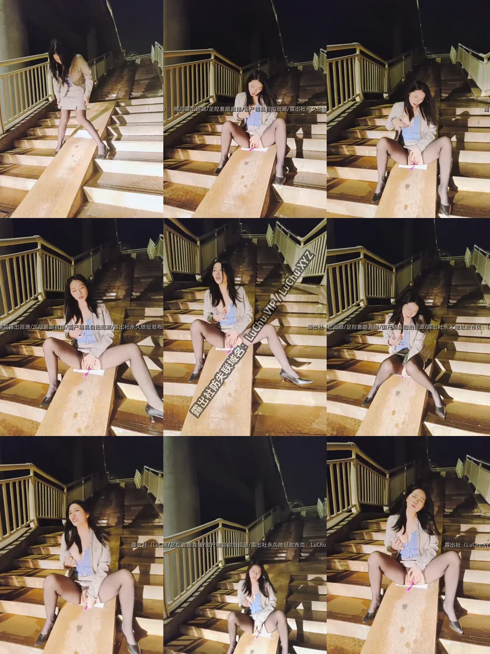 少妇+黑丝+户外，三重门的快乐，淫荡的午夜，你能扛得住吗不射吗