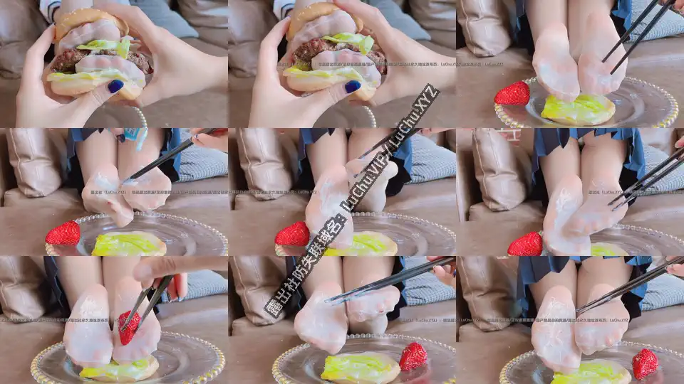 想吃玉足汉堡吗？ #足控