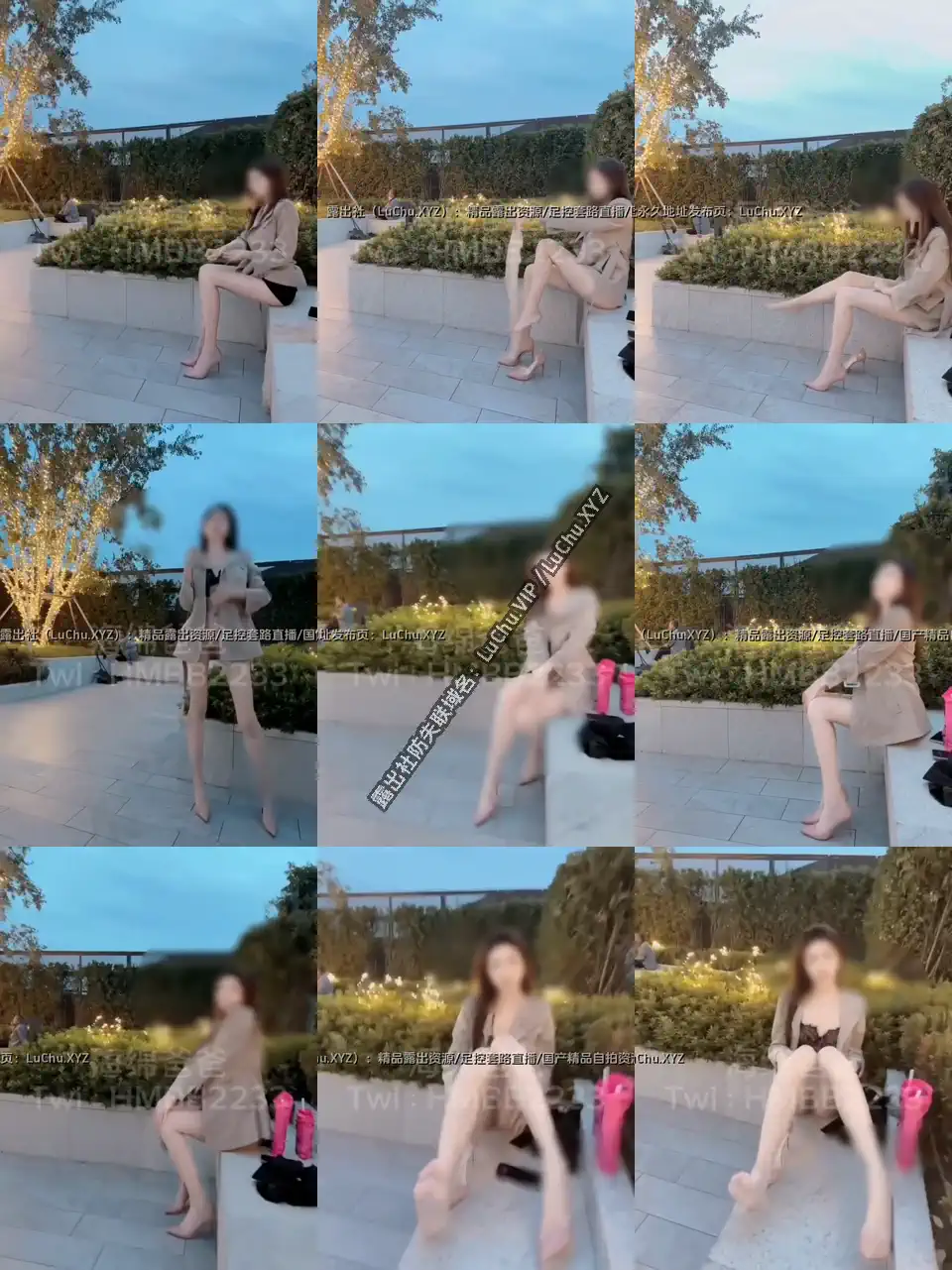 极品人妻人前露出 户外脱内裤换丝袜