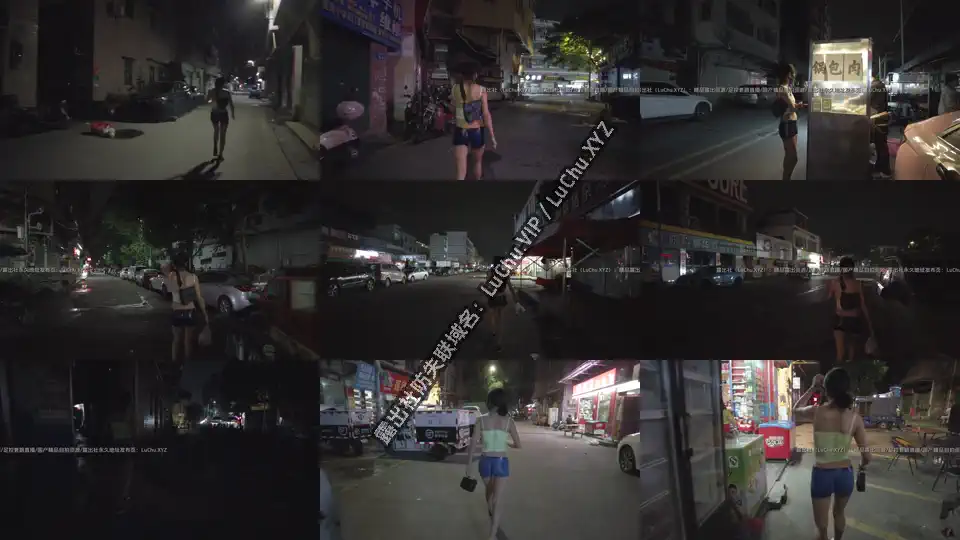 户外露出女神小K接受金主私人定制，大胆尝试新露出玩法身上涂着彩绘服装夜晚街头裸行 #小K