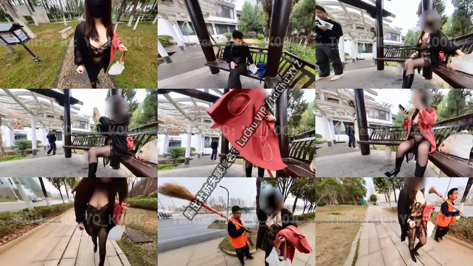 退网淫妻大神 #YQK 大胆露出勾引路人 #自购